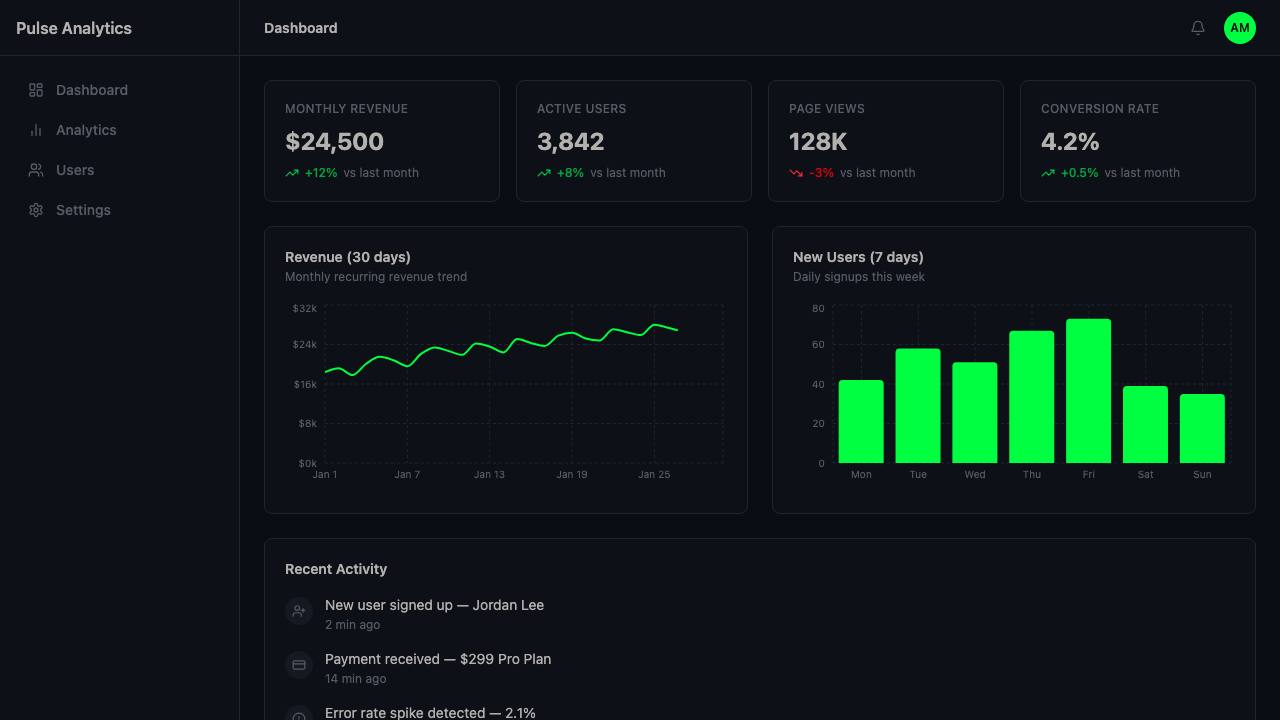 Monospace Terminal preview