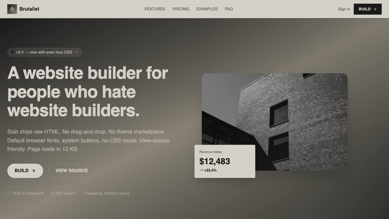 Brutalist preview