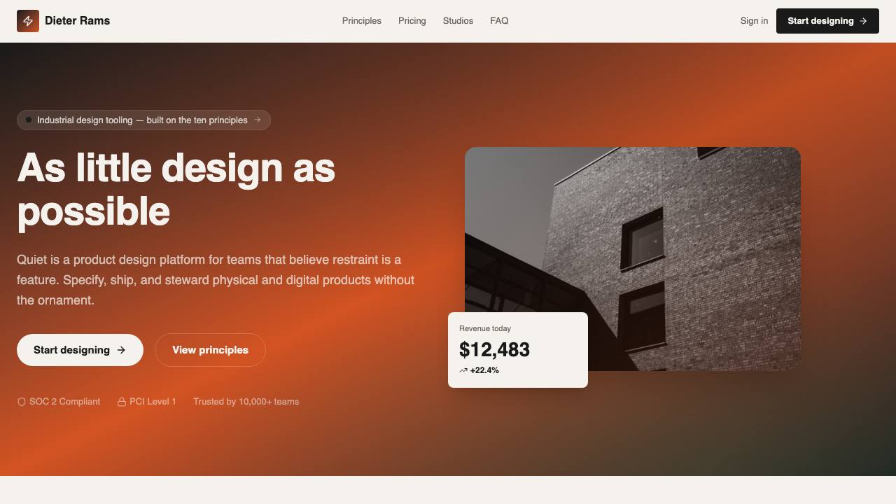 Dieter Rams preview
