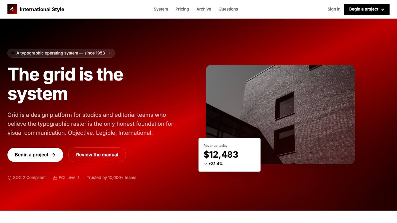 International Style preview