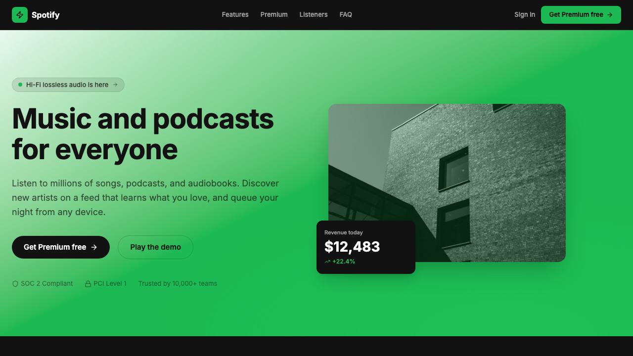 Spotify preview