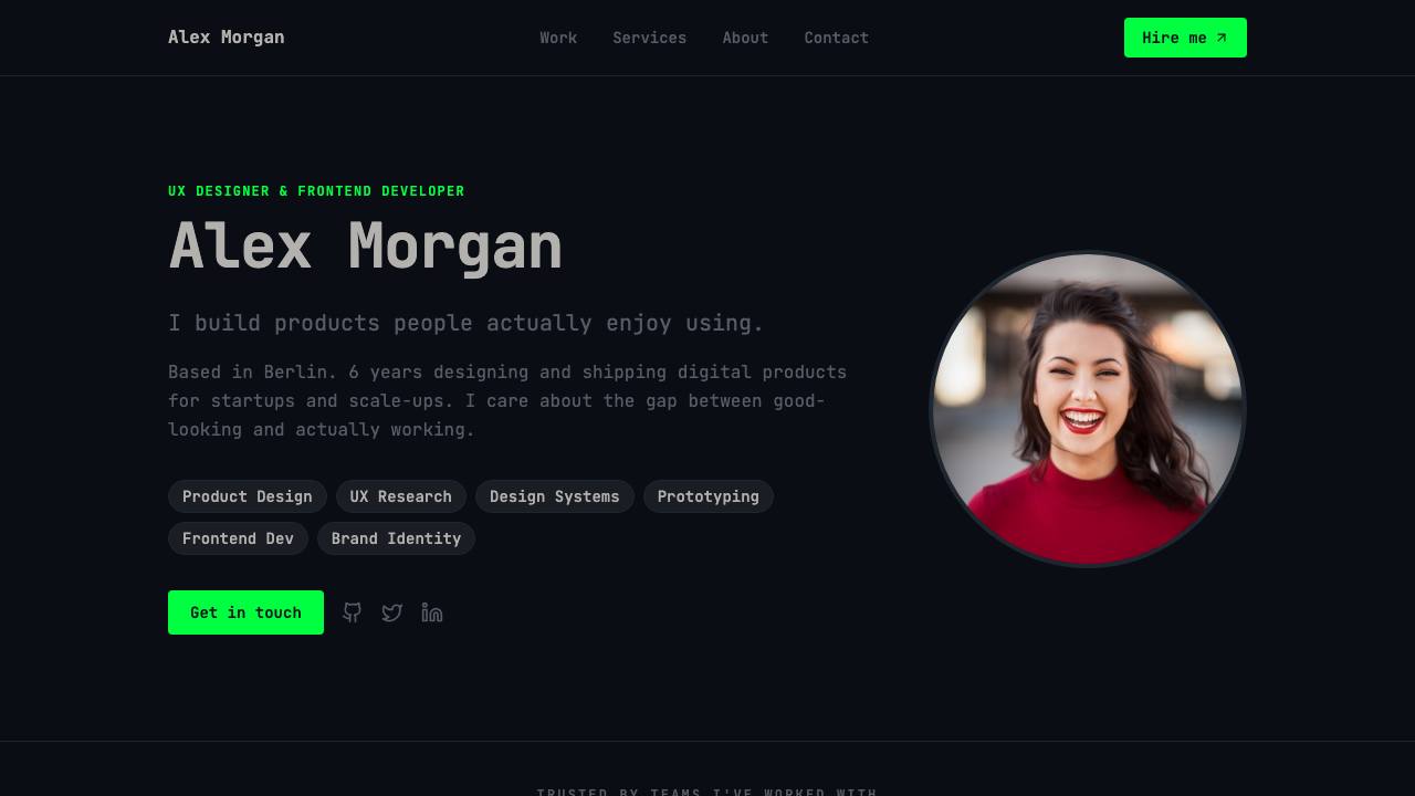 Monospace Terminal preview