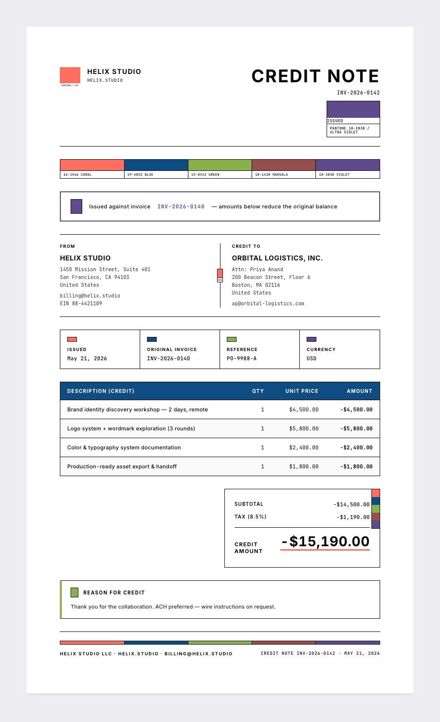 Pantone preview