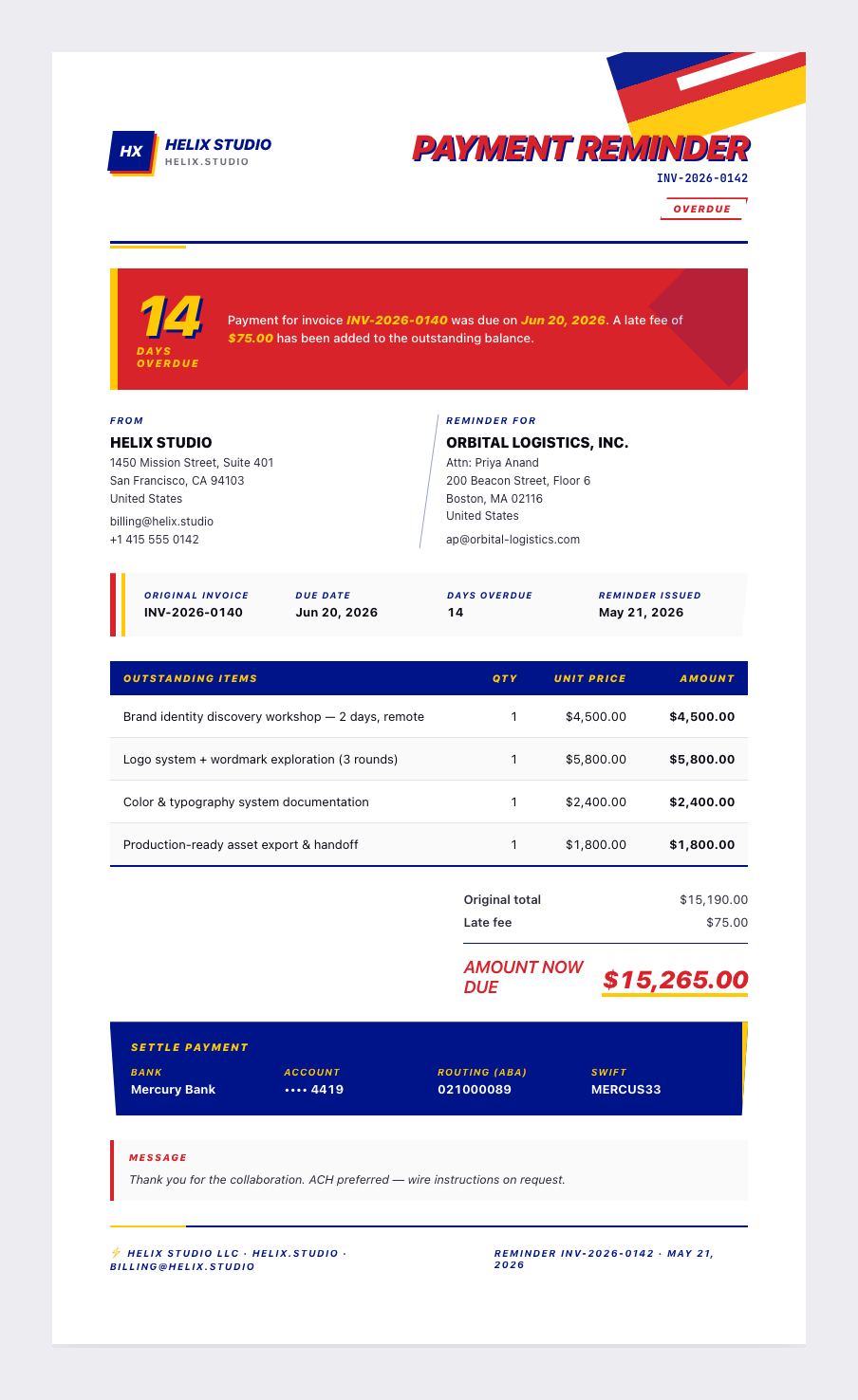 Red Bull reminder