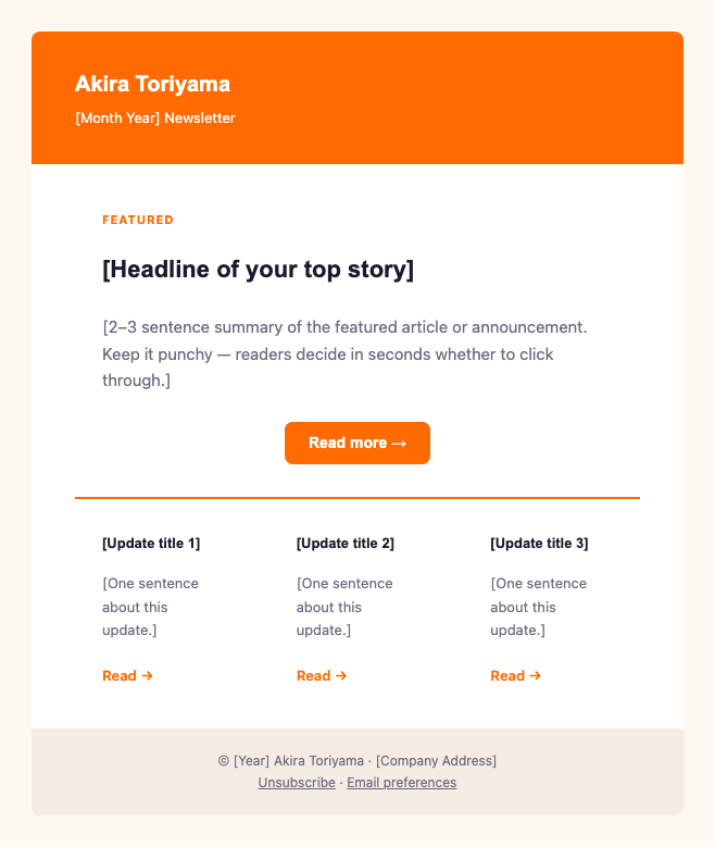 Newsletter