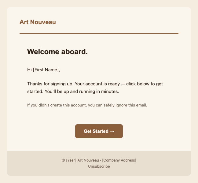 Art Nouveau preview