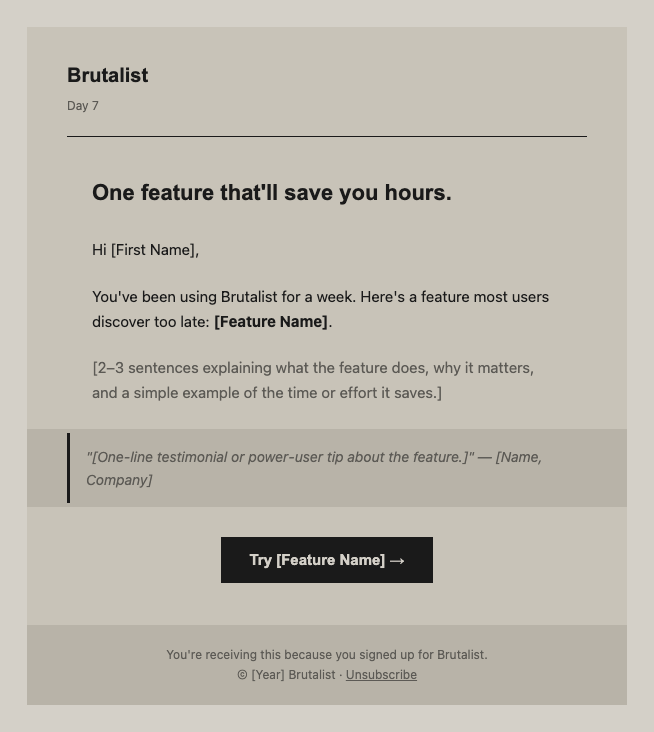 Brutalist drip 7