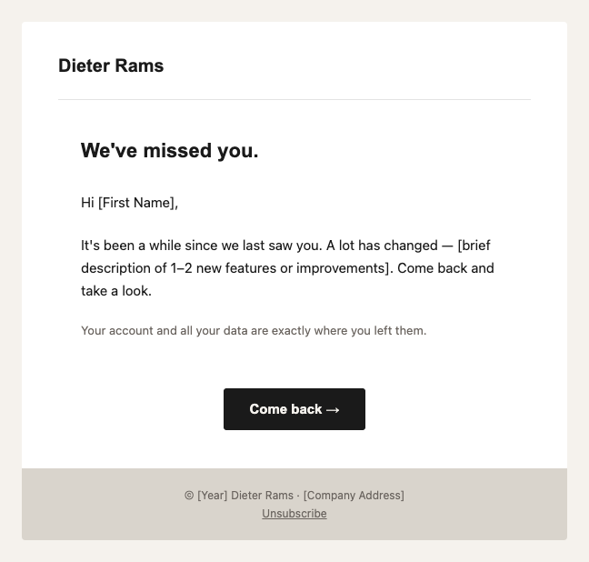 Dieter Rams re engagement