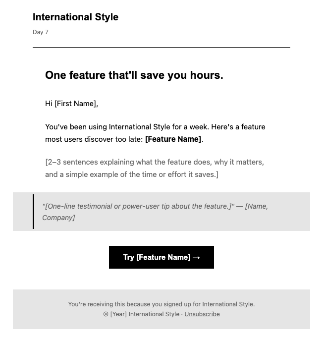 International Style drip 7