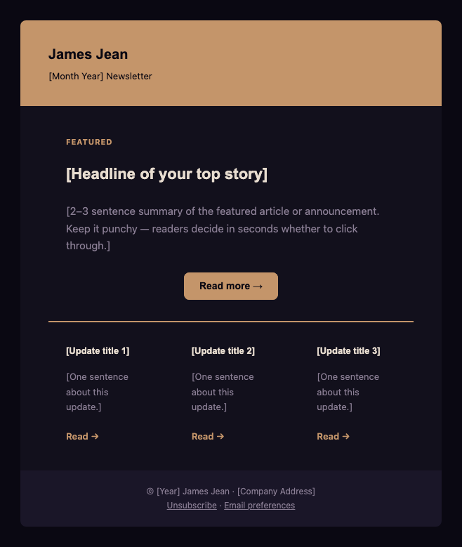 Newsletter