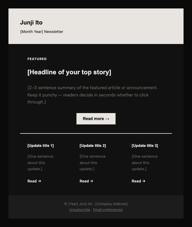 Newsletter