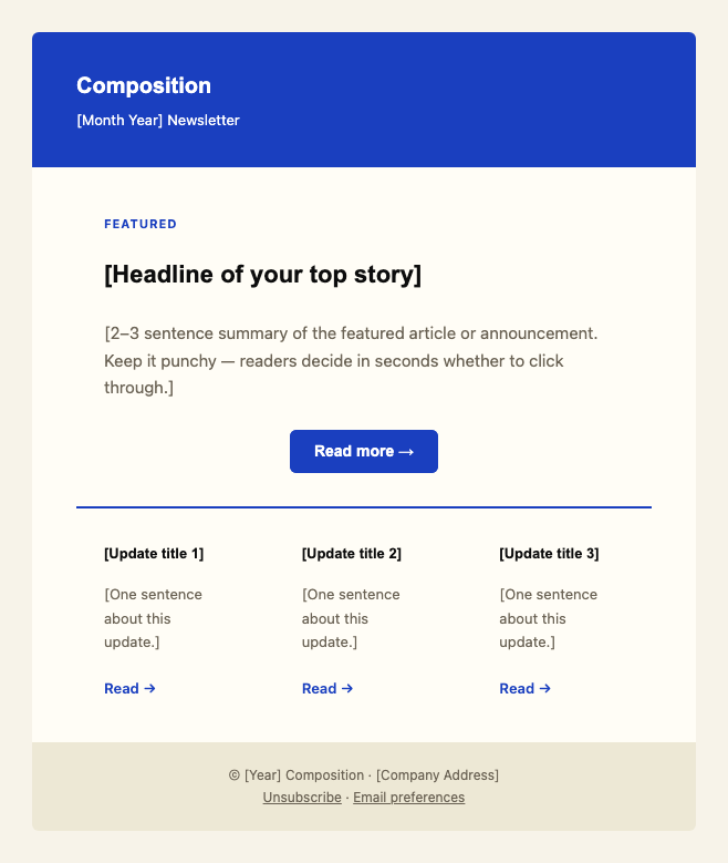 Newsletter