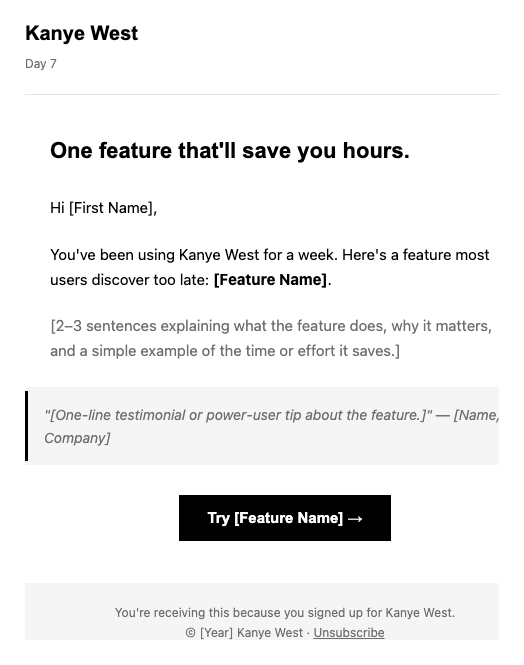 Kanye West drip 7