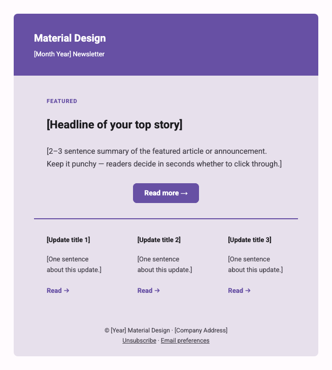 Newsletter