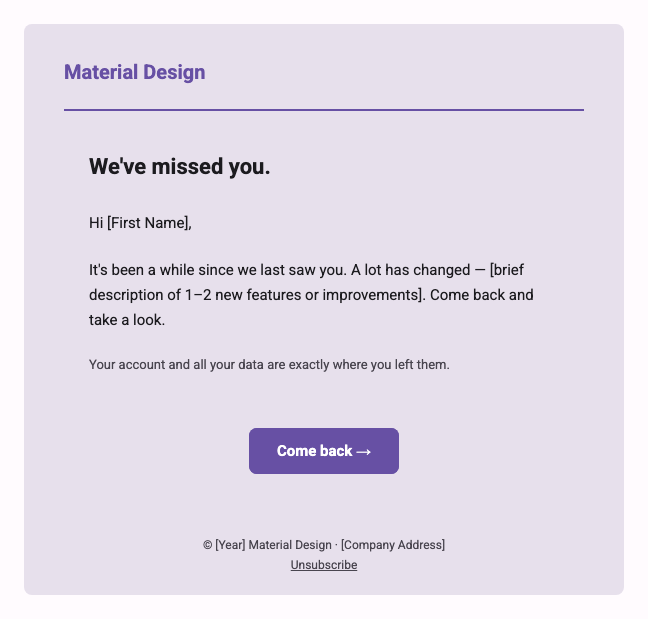 Re-engagement