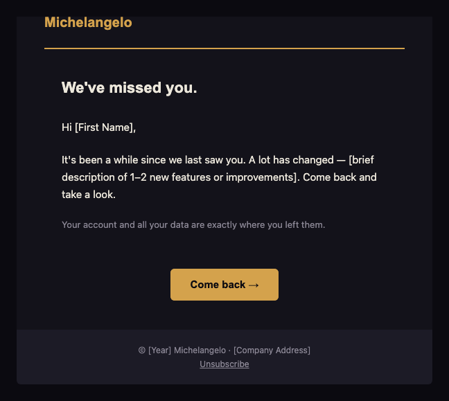 Re-engagement