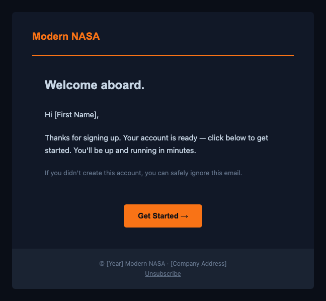 Modern NASA preview