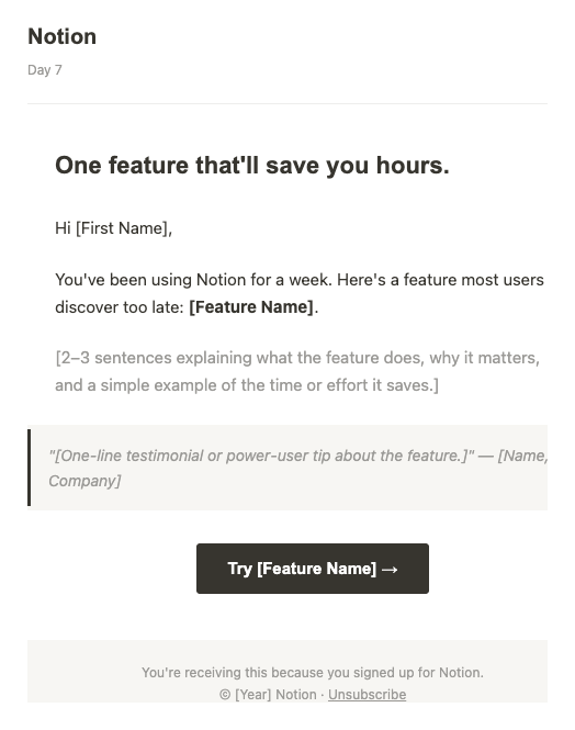 Notion drip 7
