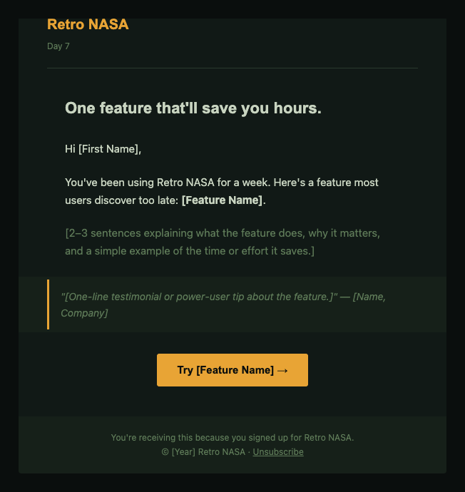 Retro NASA drip 7