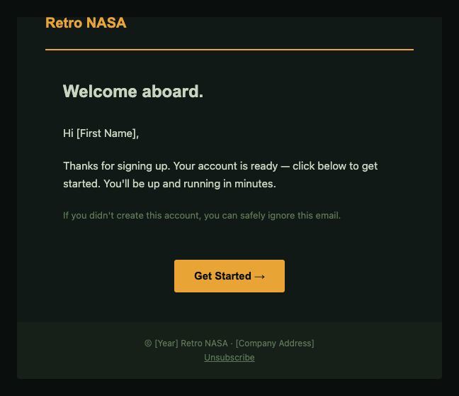 Retro NASA preview