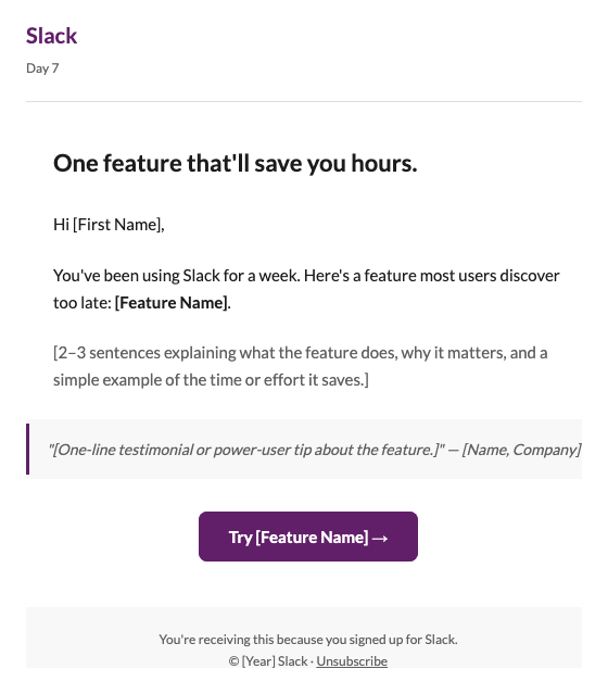 Slack drip 7
