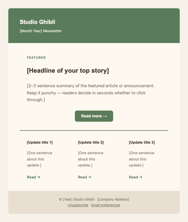 Newsletter