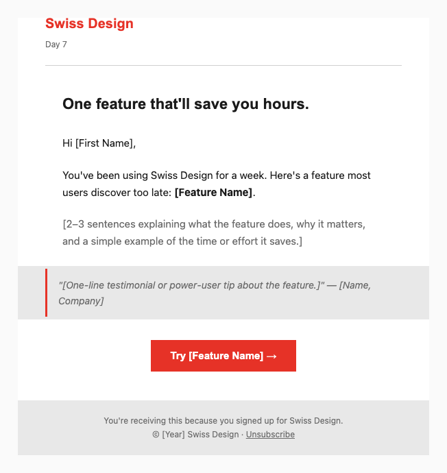 Swiss Design drip 7