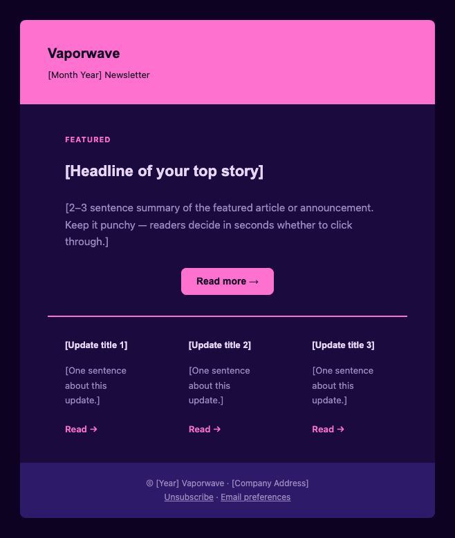 Newsletter