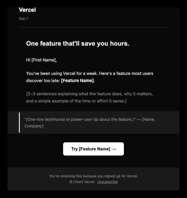 Vercel drip 7