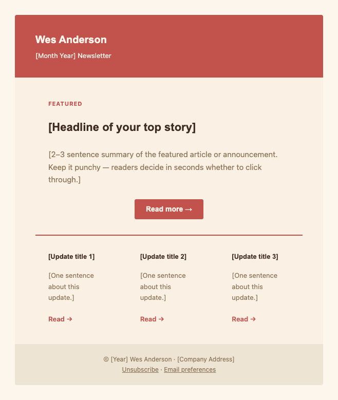 Newsletter