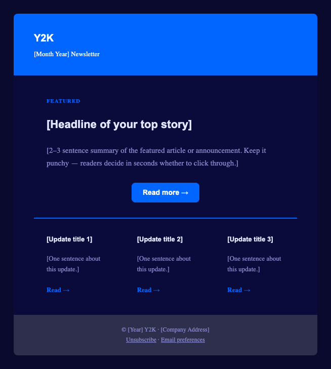 Newsletter