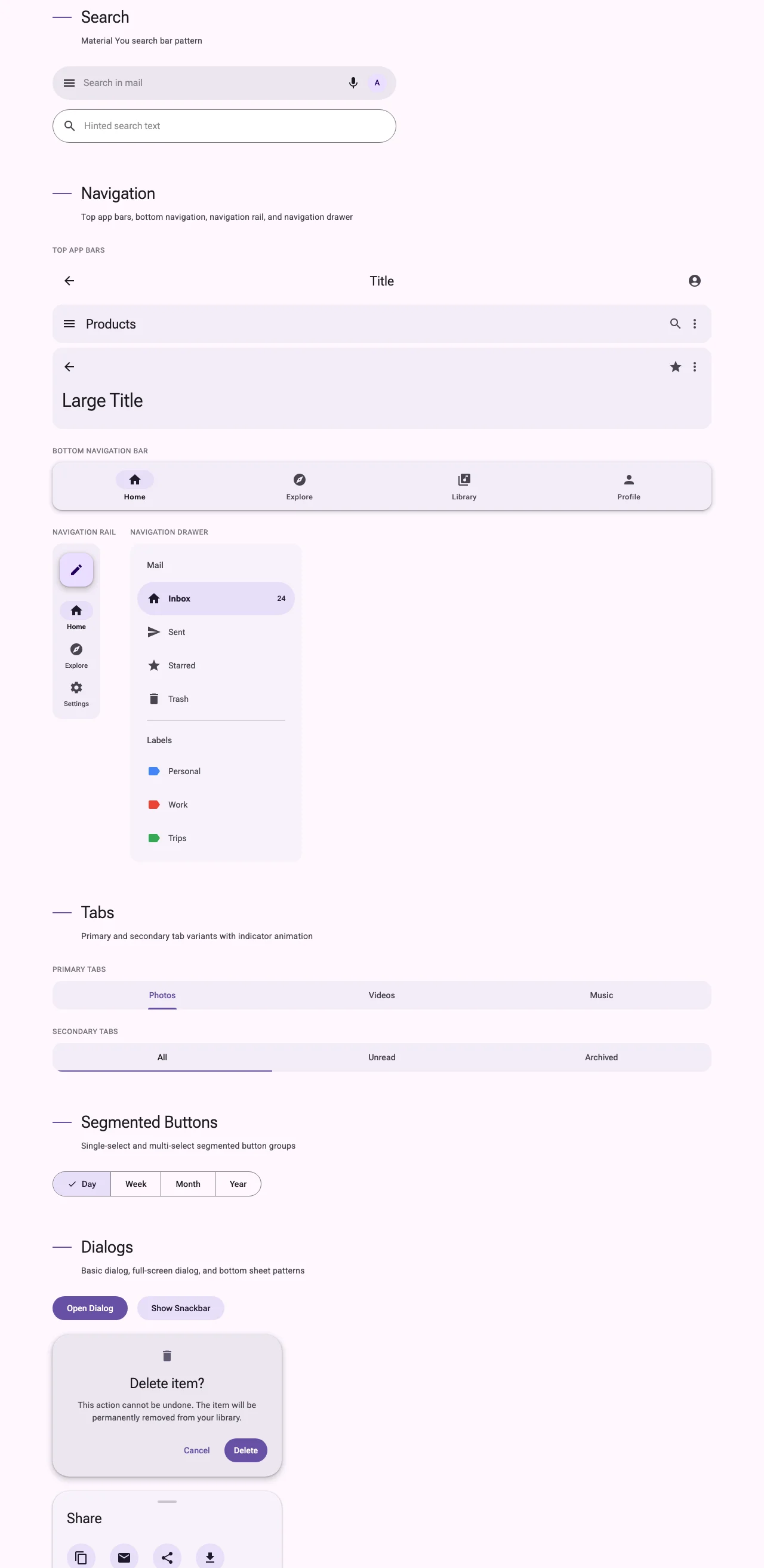 Material Design — section-3