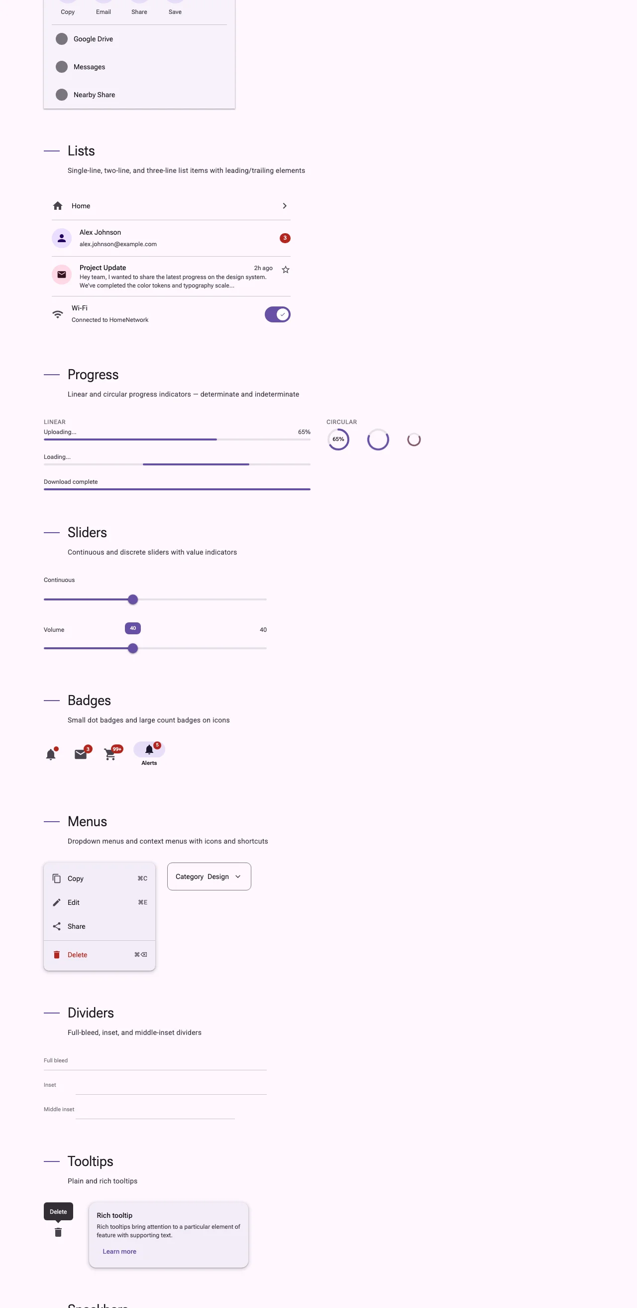 Material Design — section-4