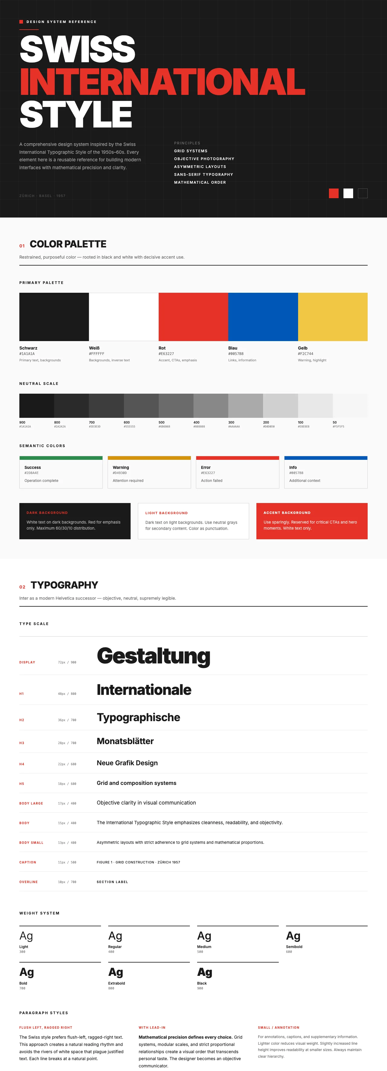 Swiss Design Pack